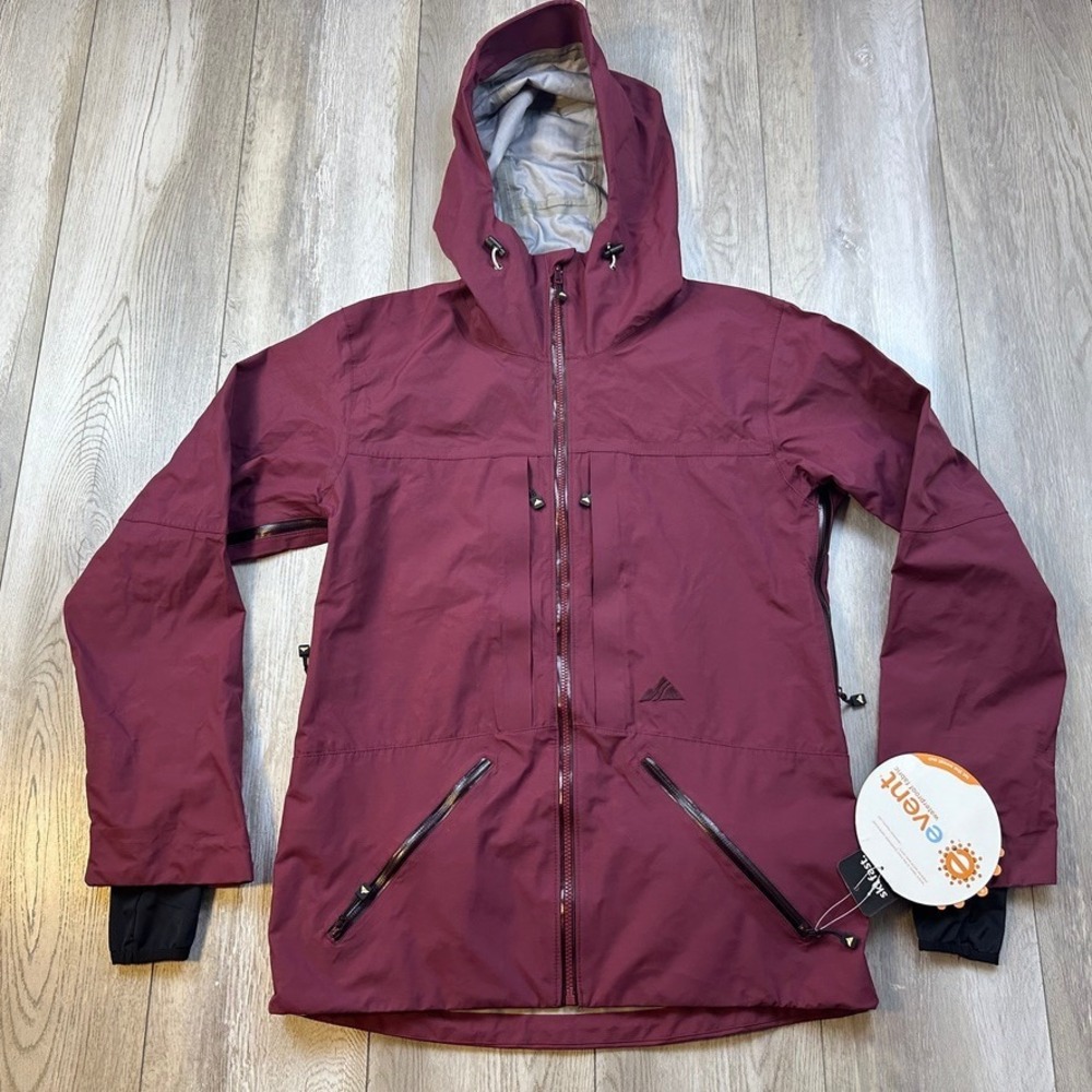 Strafe Nomad Jacket Mens Small Purple Seamsealed eVent Waterproof Breathable NEW